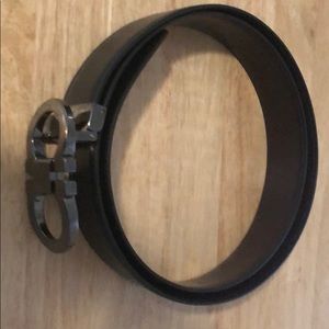 Men’s black Salvatore Ferragamo belt